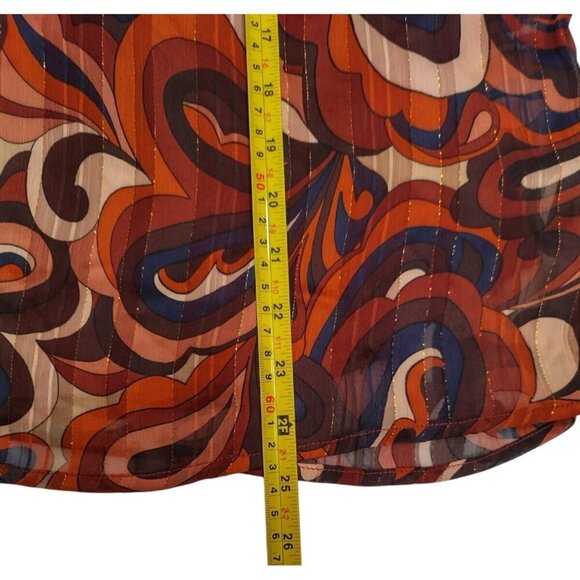 Haver London retro-inspired long-sleeved blouse with a tie neck,L gathered cuffs - Picture 9 of 10